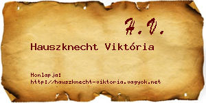 Hauszknecht Viktória névjegykártya